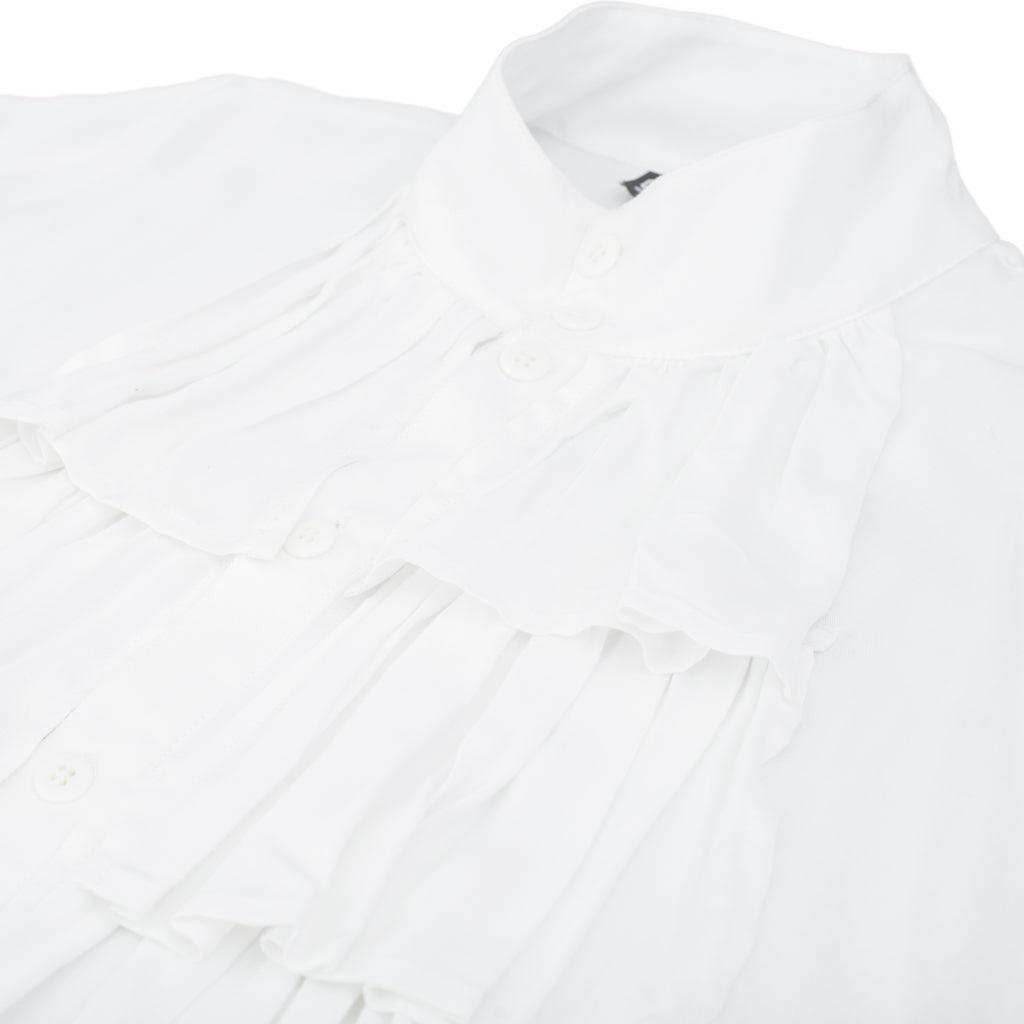 Halloween Costume Jerry Puff White Buttom Up Shirt - S
