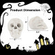 Halloween Fire Pit Skull Halloween Decoration