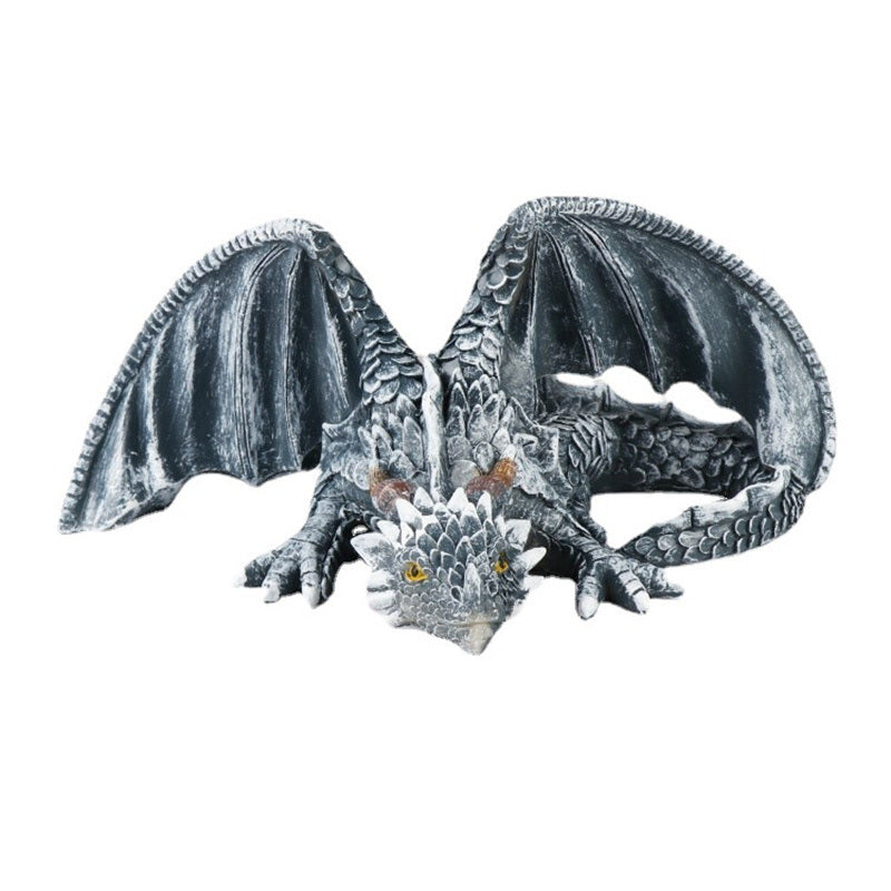 Halloween Ornament 2022,New Flying Dragon Art Sculpture Home Decorations Resin Crafts Evil Dragon Devil Dragon Halloween