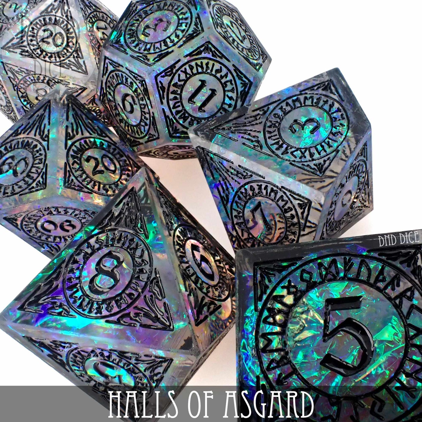 Halls of Asgard Handmade Dice Set