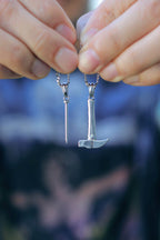 Jujutsu Kaisen™ Nobara's Hammer & Nail Earrings - Black / Set (Hammer & Nail)