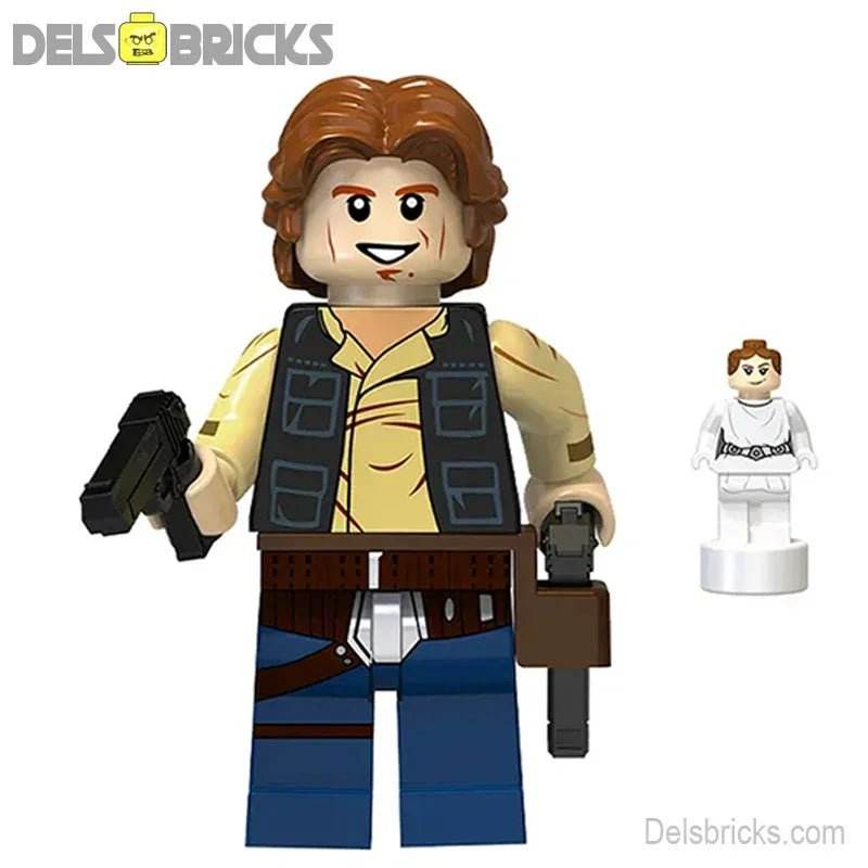 Han Solo with Blaster | Lego Star wars Minifigures - 