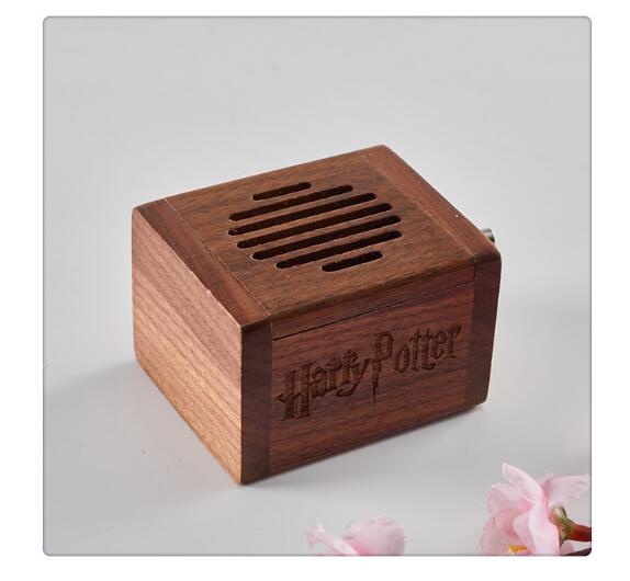 Hand Cranked Creative Music Box Harry Potter New Wooden Carved Music Box