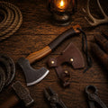 HAND FORGED CARBON STEEL HANDMADE Throwing TOMAHAWK HATCHET AXE