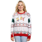 Hanging Lights SpongeBob and Patrick Christmas Sweater