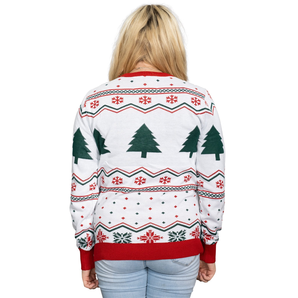 Hanging Lights SpongeBob and Patrick Christmas Sweater