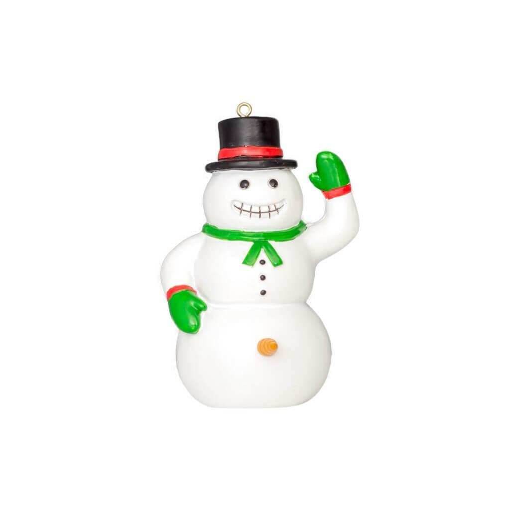 Happy Snowman Christmas Tree Ornament Decoration - 