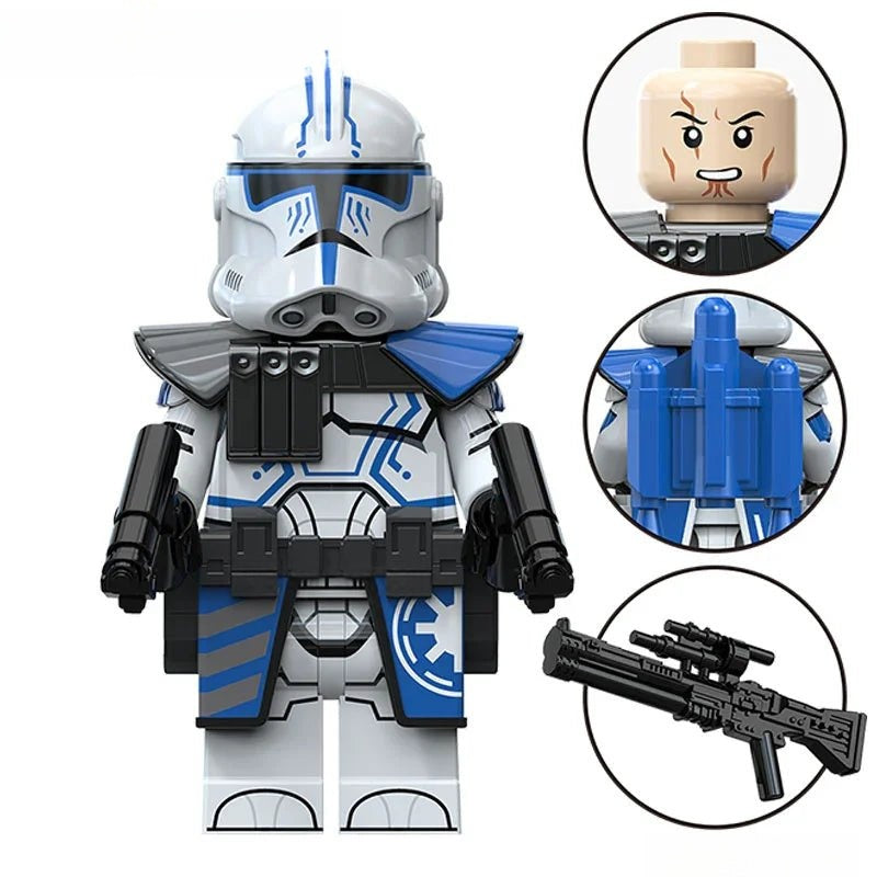 Hardcase 501st Clone trooper Star Wars Lego Minifigures Custom Toys S3