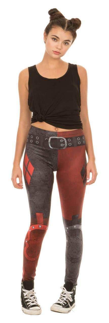 Harley Quinn Arkham City Leggings - XS