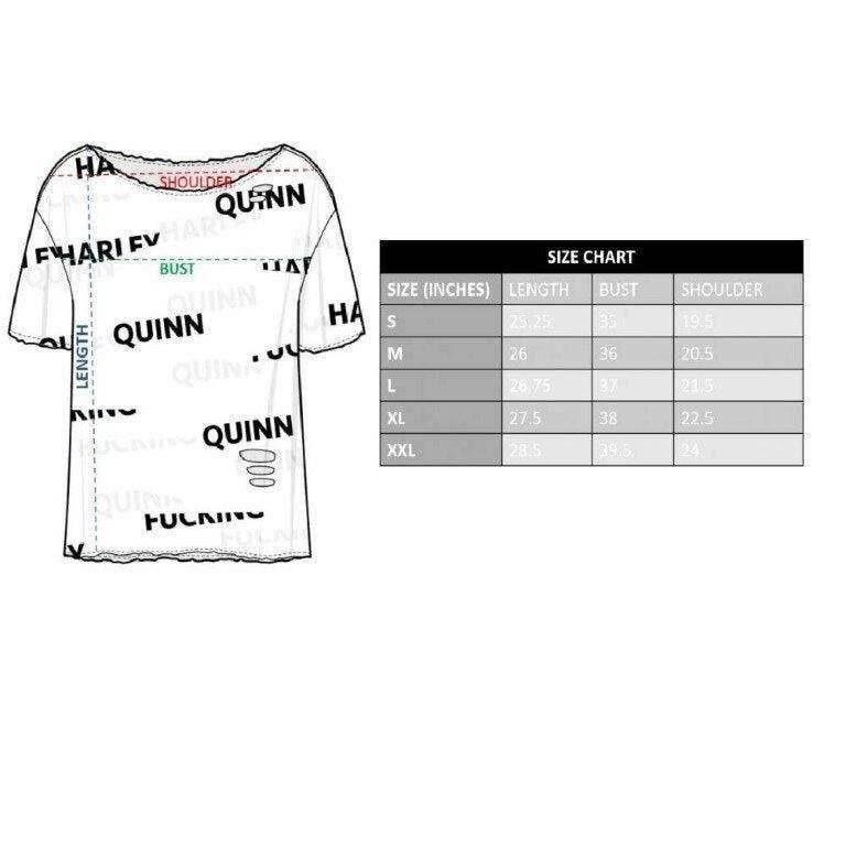 Harley Quinn Birds of Prey Cosplay Distressed T-Shirt - S
