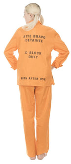 Harley Quinn Detainee Halloween Cosplay Costume Set
