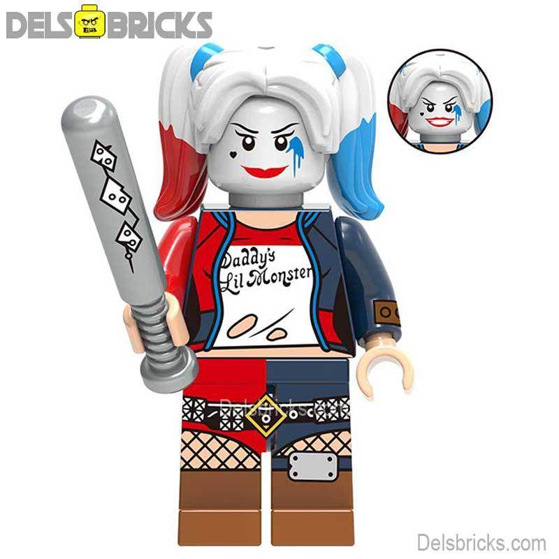 Harley Quinn - Suicide Squad Lego Minifigures Custom Toys - 