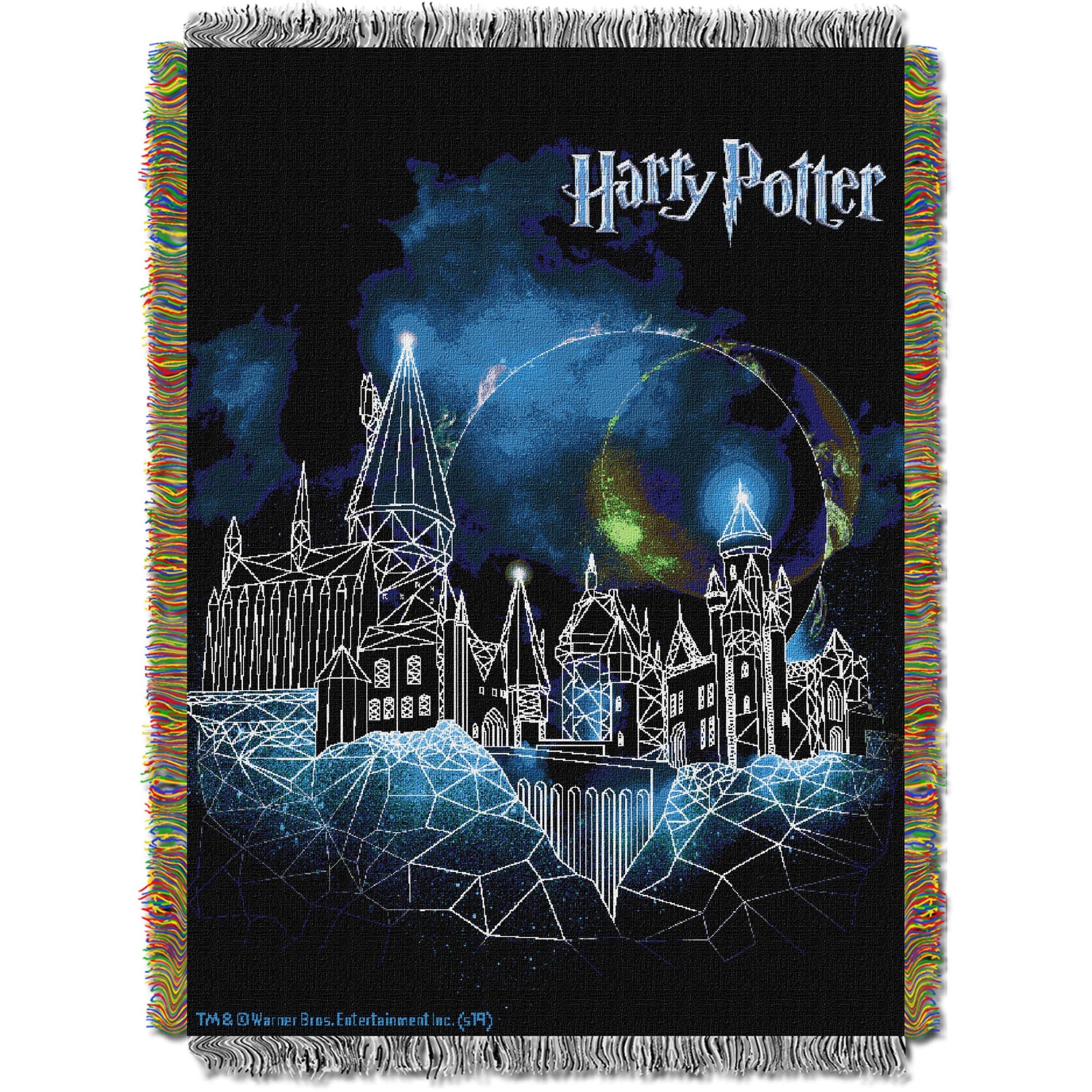 Harry Potter - Castle Licensed 48"x 60" Woven Tapestry Throw by The Northwest Company