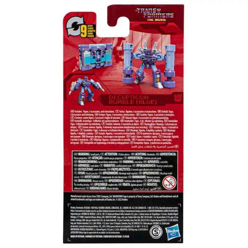 Hasbro Original In stock Transformers Studio Series 86 Core Rumble Collection Action Figure toys