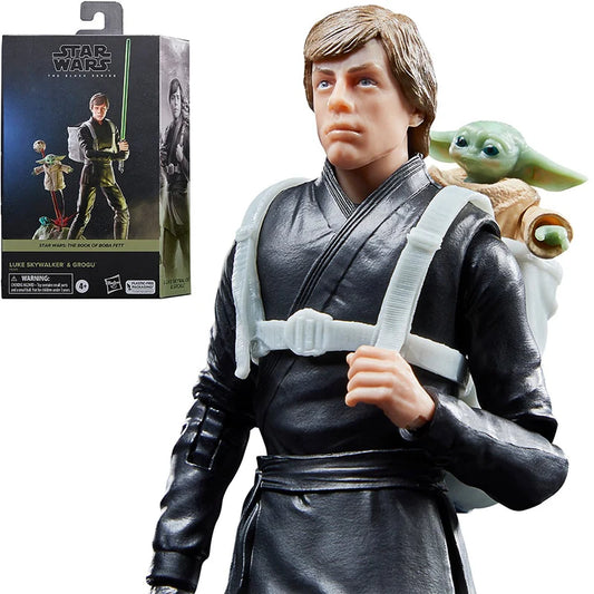 Hasbro Original Star Wars The Black Series Luke Skywalker & Grogu 6-Inch Collection Action Figures toys