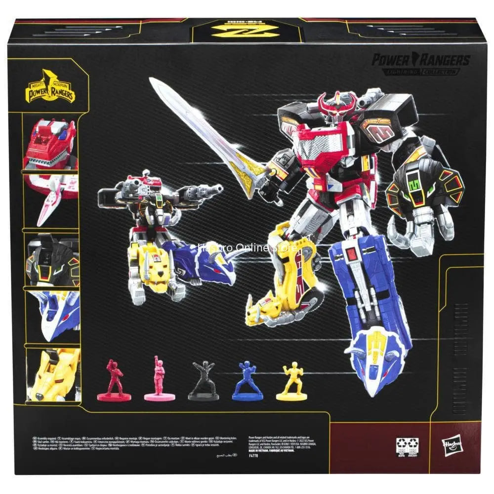 Hasbro Power Rangers Lightning Collection Zord Ascension Project Mighty Morphin Dino Megazord 1:144 Scale Collectible Gift F4778