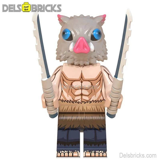 Hashibira Inosuke Demon Anime Slayer Custom Lego Star Wars Minifigures Toys - 