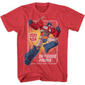 Transformers Autobots Optimus Prime Highlight Officially Licensed Adult T-Shirt - S
