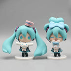 Hatsune Miku with Cinnamoroll Figure - Blue