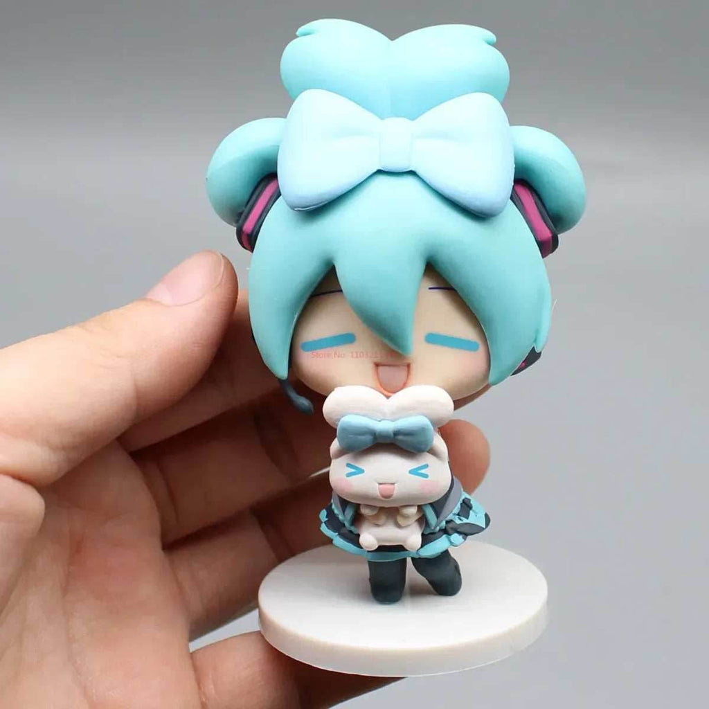 Hatsune Miku with Cinnamoroll Figure - Blue