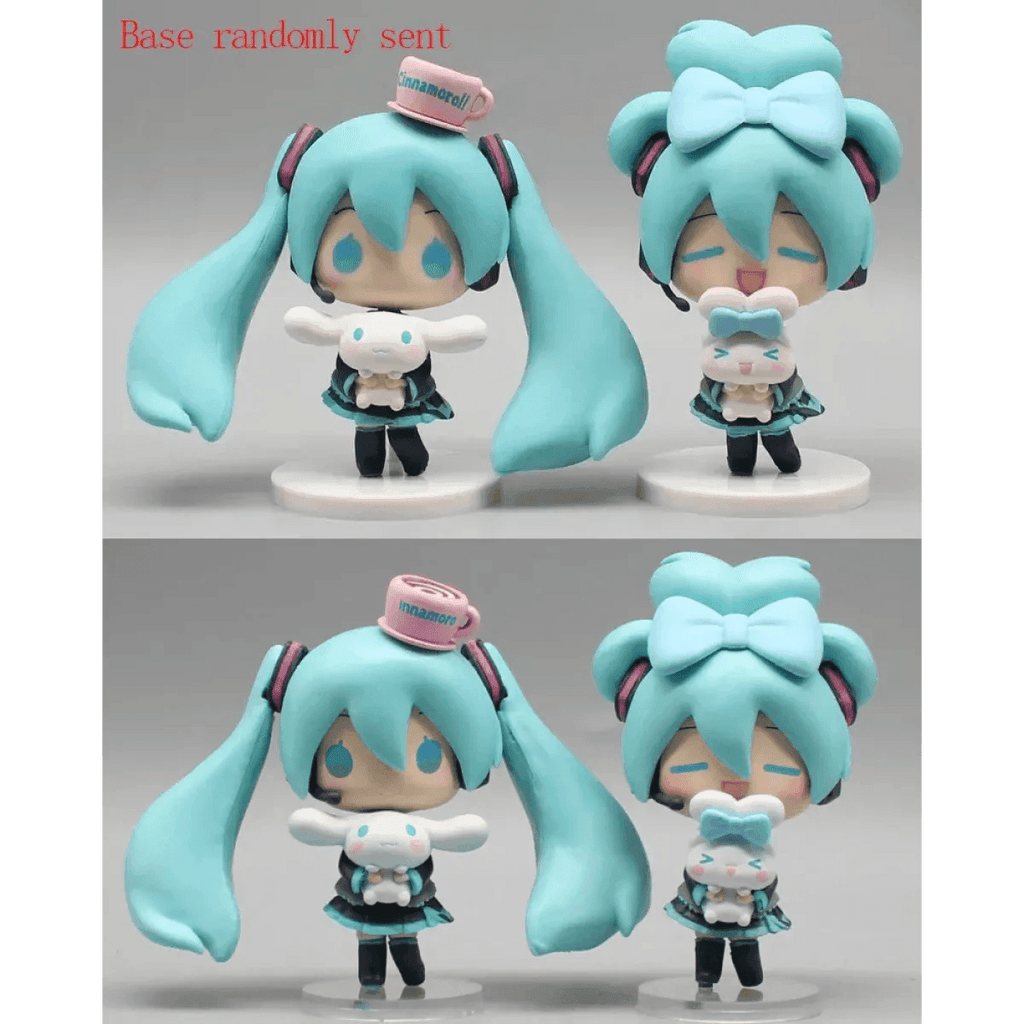 Hatsune Miku with Cinnamoroll Figure - Blue