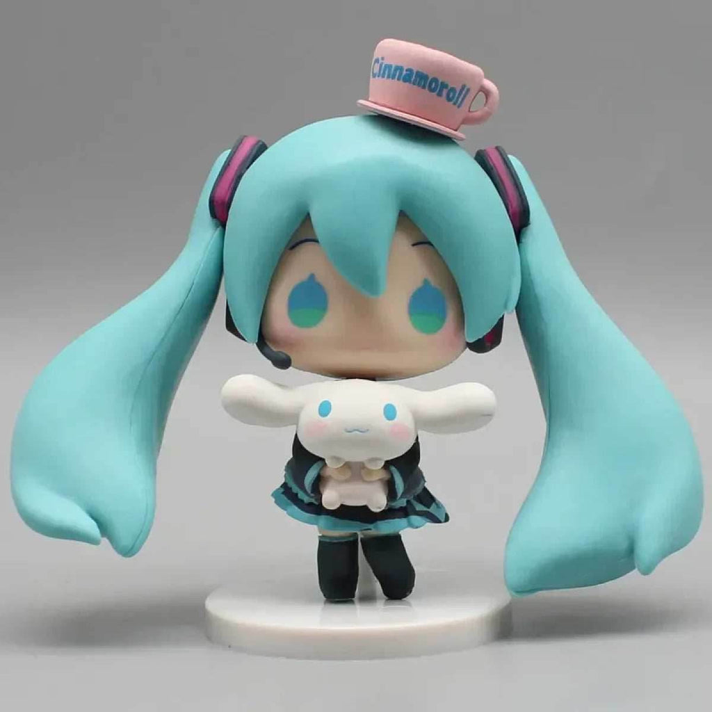 Hatsune Miku with Cinnamoroll Figure - Pink