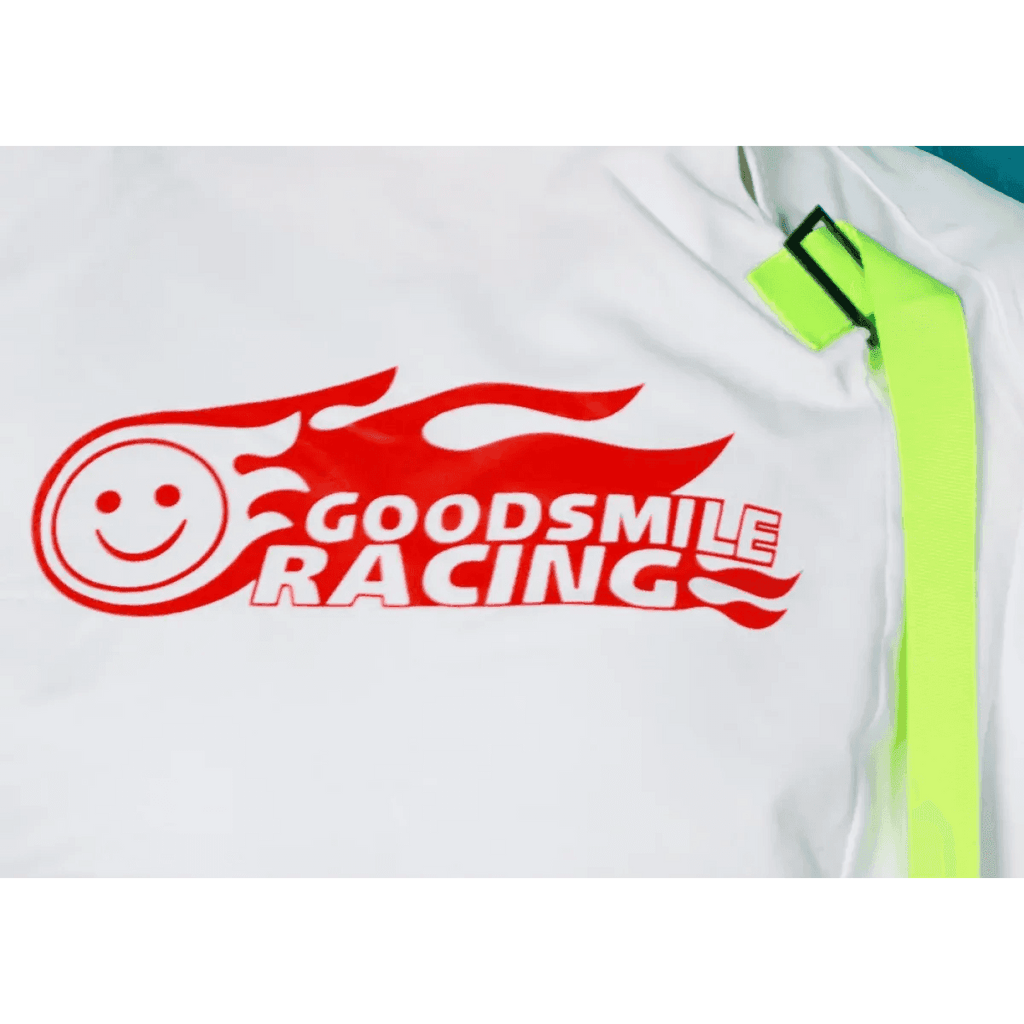 Hatsune Miku Racing 2022 Cosplay Costume – Full Bodysuit with Wig and Gloves - Costume / XS