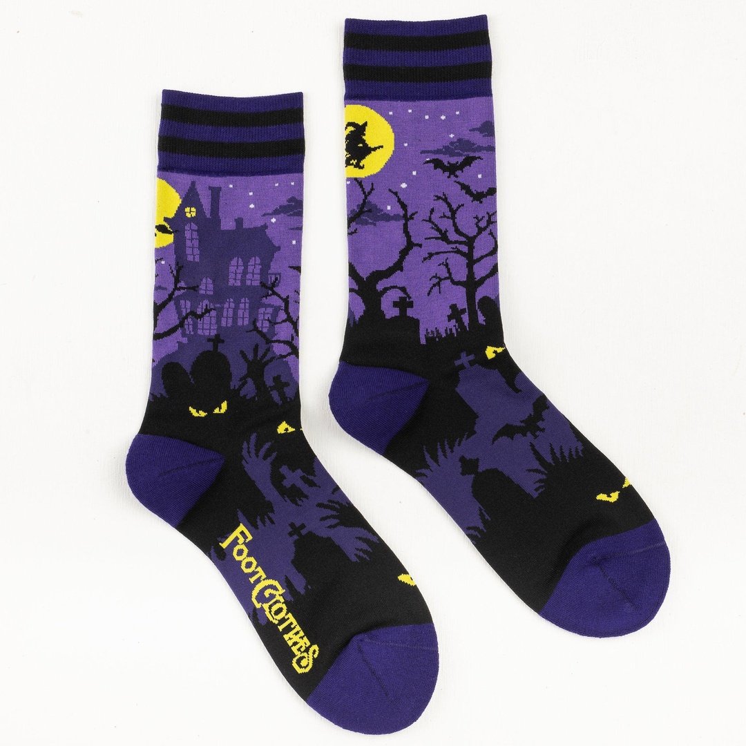 Haunted House Crew Socks