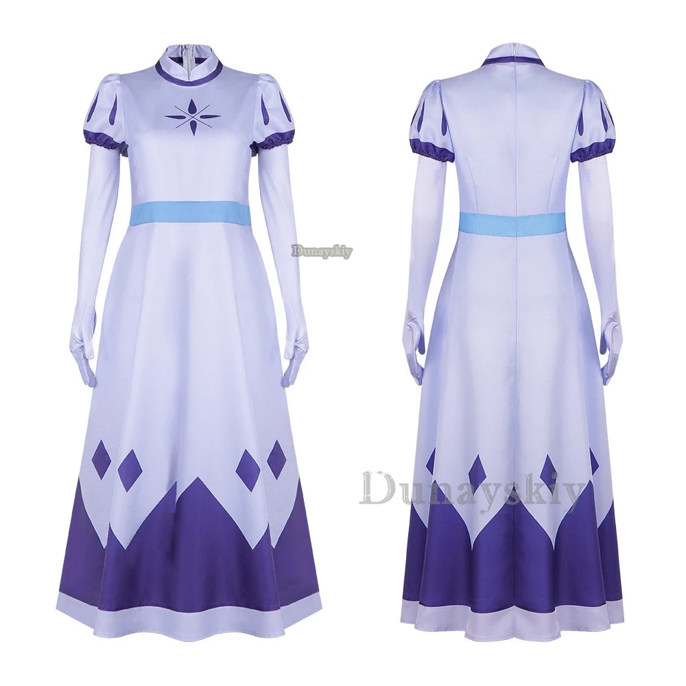 Hazbin Angel Emily Seraphim Cosplay Costume Halo Cosplay Hotel Women Fancy Dress Outfit Halloween Uniform Hasbin Hazubin Suit