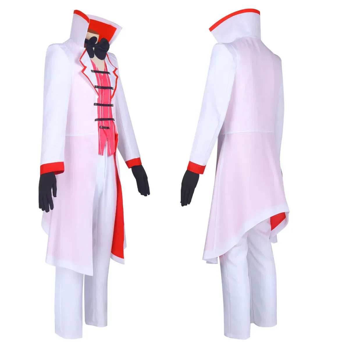 Hazbin Hotel Lucifer Cosplay Costume - Suit, Vest, Wig - S / Wig Only