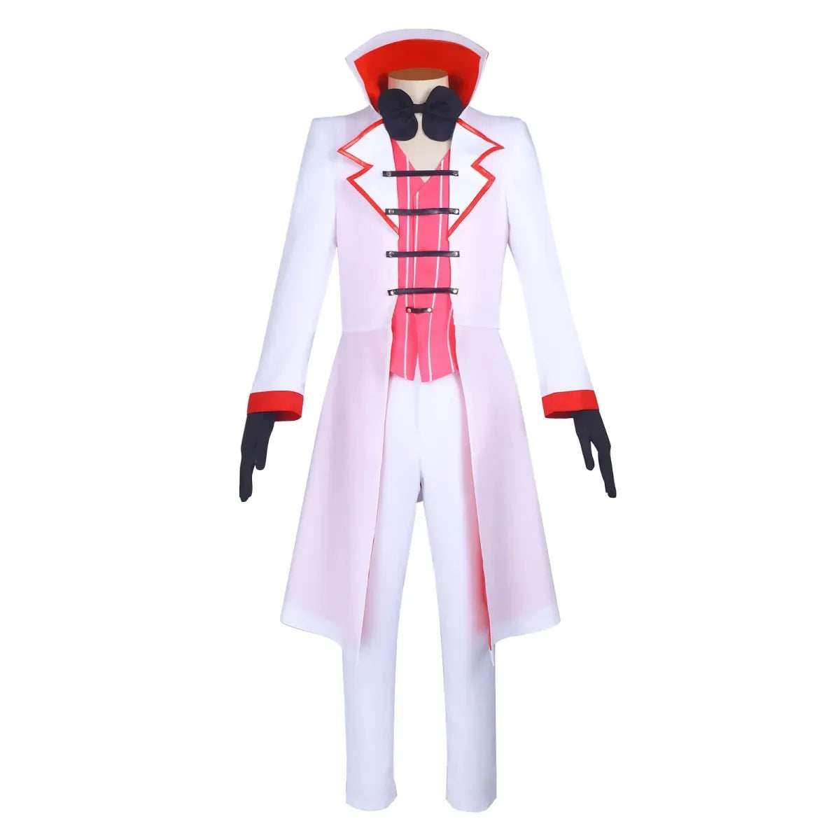 Hazbin Hotel Lucifer Cosplay Costume - Suit, Vest, Wig - S / Wig Only