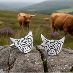 Highland Cow Cuff Links