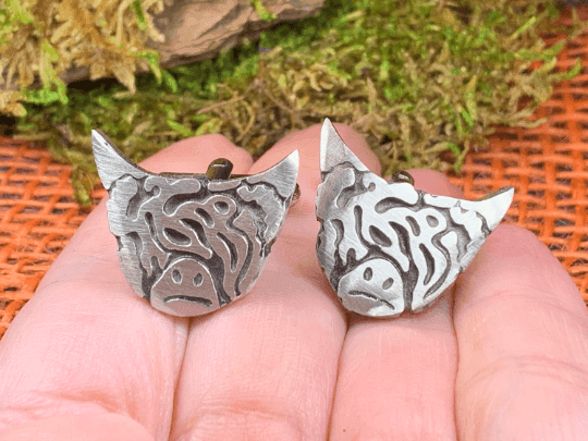 Highland Cow Cuff Links - 