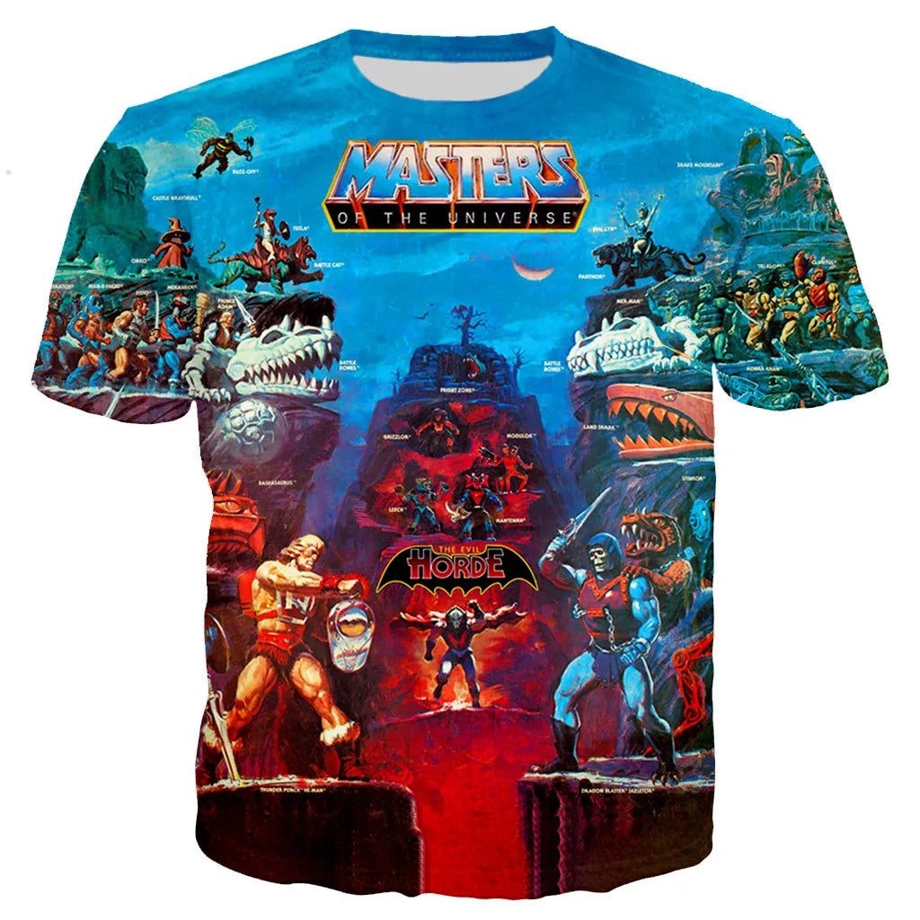 He Man And The Masters of The Universe T-Shirts