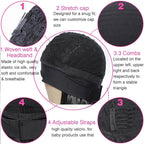 Headband Wigs Synthetic Straight Short Bob Synthetic Wig for Black Women Easy to Wear Wigs For Black Women Cosplay Wigs For Women Gifts for girlfriends