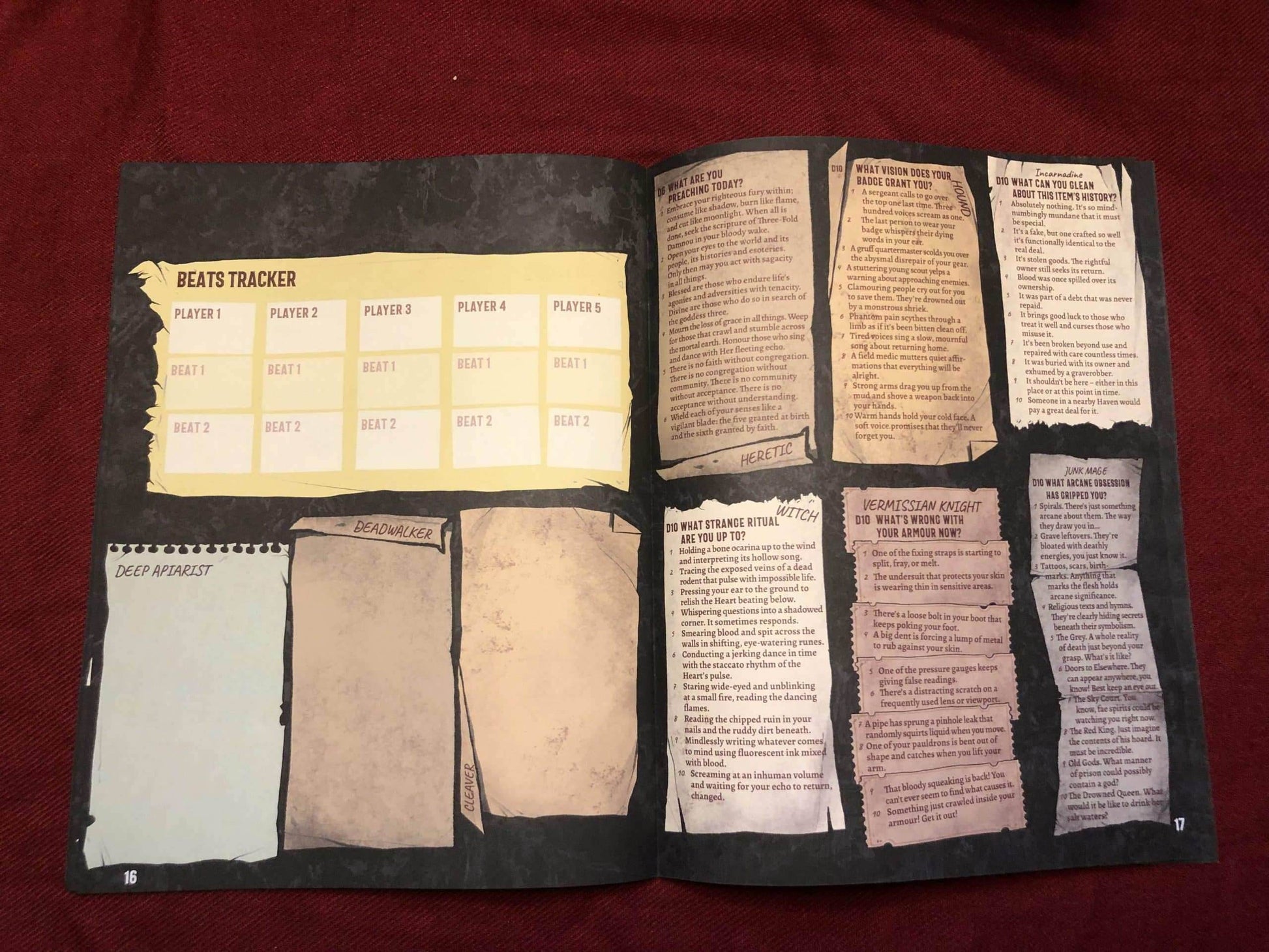 Heart: The City Beneath GM Screen & Reference Booklet - 