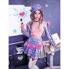 Heartache & Heartthrob Caitlyn Cosplay - Purple / S / Nearest Warehouse