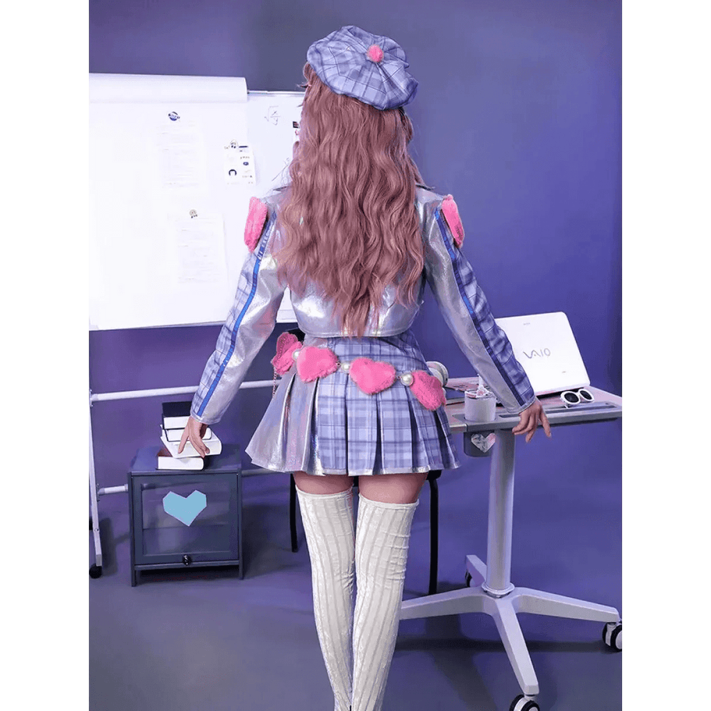 Heartache & Heartthrob Caitlyn Cosplay - Purple / S / Nearest Warehouse