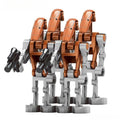Heavy Battle Droids set of 4 Star Wars Lego Minifigures Custom Toys 2