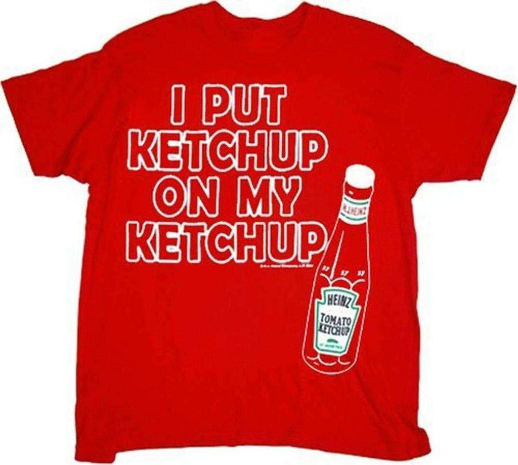 Heinz I Put Ketchup on My Ketchup T-shirt - S / Red