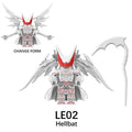 White Batman Hellbat Custom Minifigure