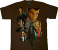 Heroes Characters Painting T-shirt - S