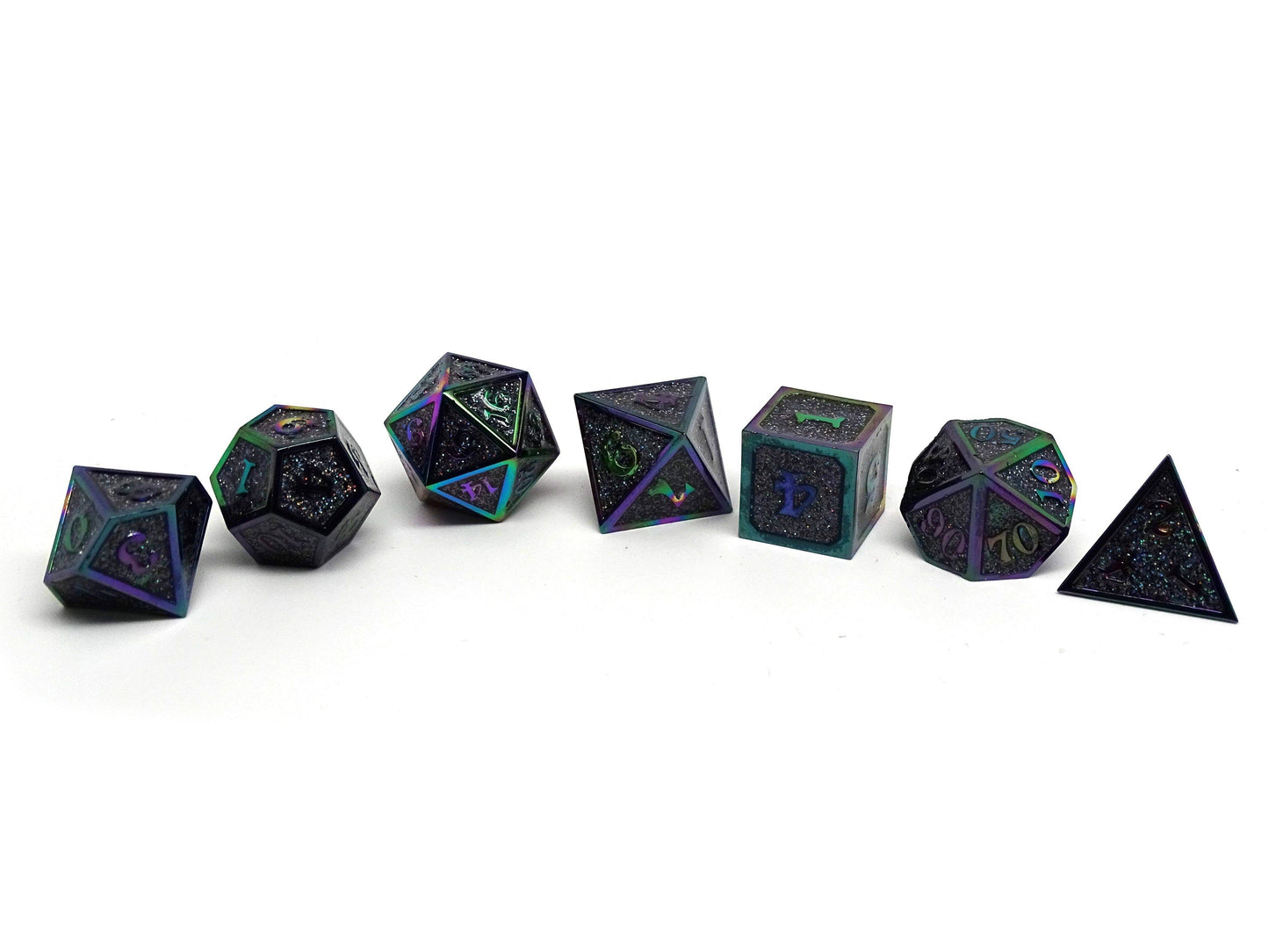 Heroic Dice of Metallic Luster - Multicolor - 