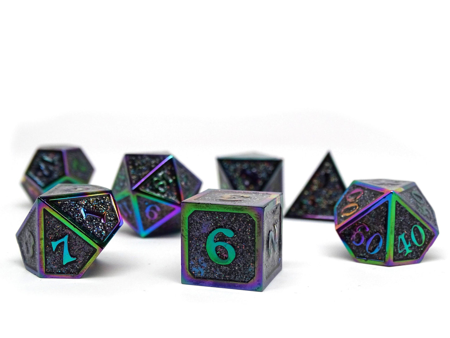 Heroic Dice of Metallic Luster - Multicolor - 
