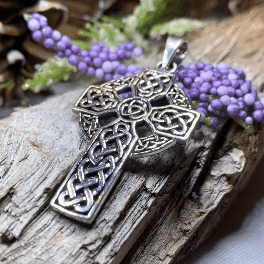 Traditional Celtic Cross Necklace - 