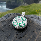 Shamrock Locket Necklace