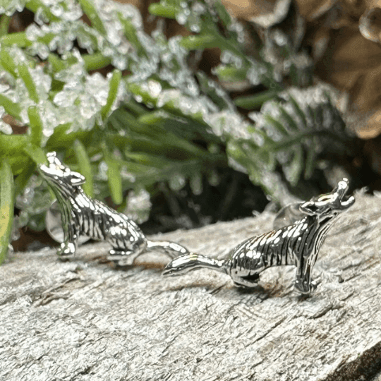 Howling Wolf Earrings - 