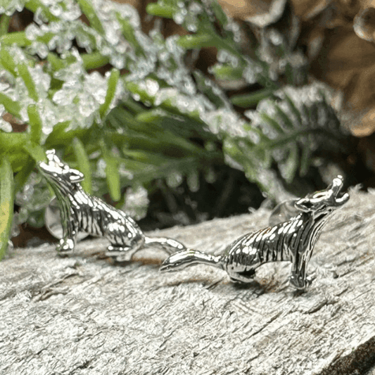 Howling Wolf Earrings - 
