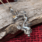 Bluefire Dragon Necklace - 18 / Abalone