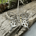 Earrach Butterfly Necklace - 18